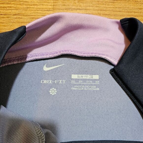Nike Tottenham Hotspur Dri-Fit Soccer Jacket Crew Neck Zipper Women's XS Blue LE - Picture 9 of 12
